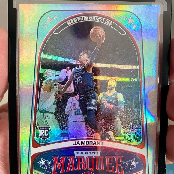 JA MORANT CHRONICLES SILVER HOLO ROOKIE - Picture 4 of 4